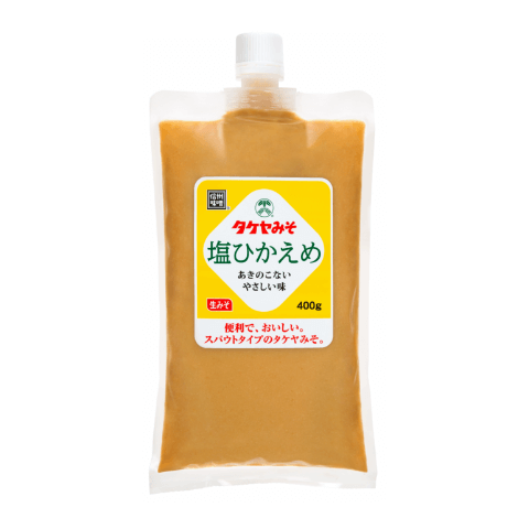 タケヤみそ スパウト塩ひかえめ 400g